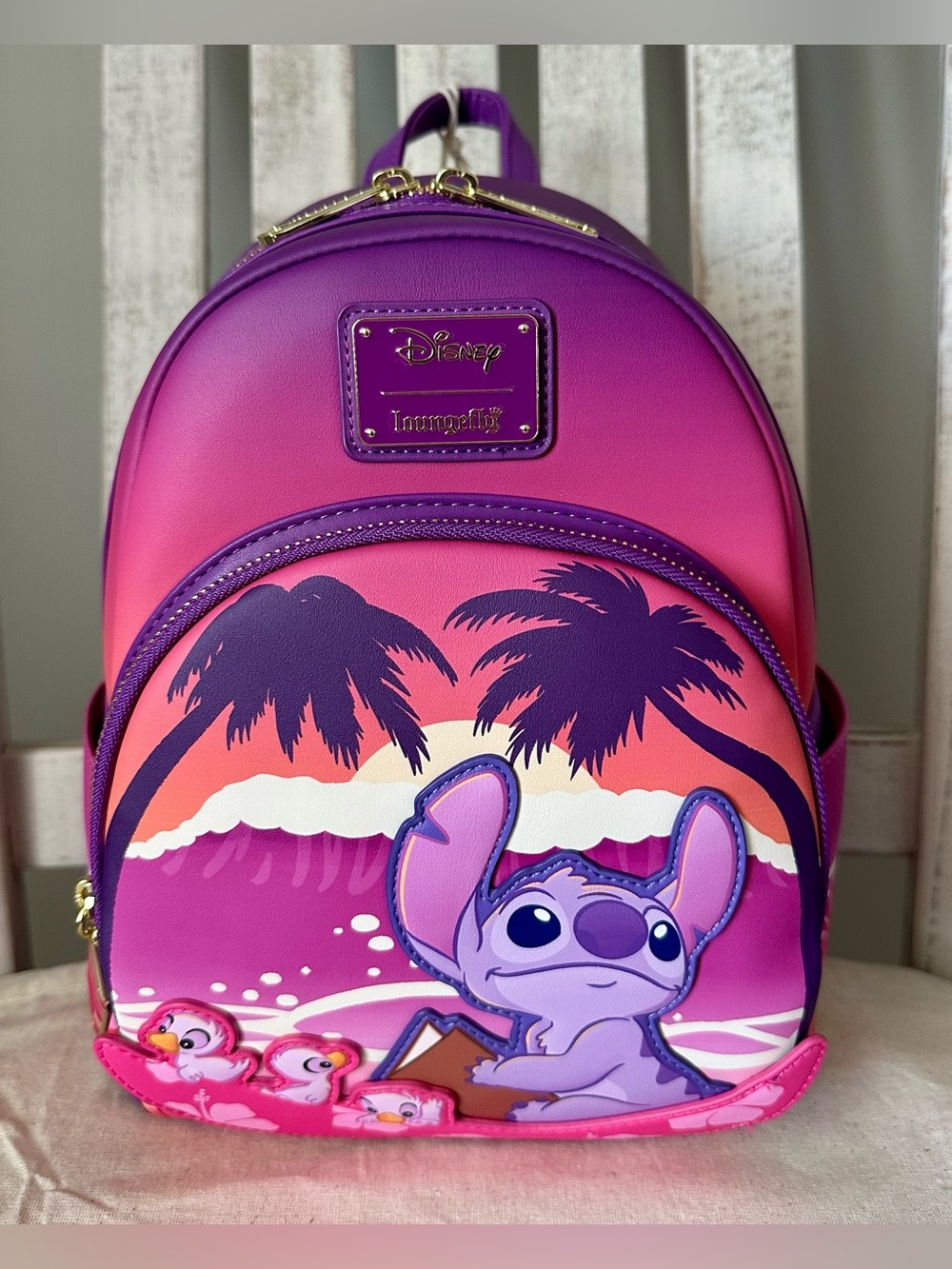 Loungefly Disney Stitch Beach Sunset Mini Backpack-BAM Exclusive
